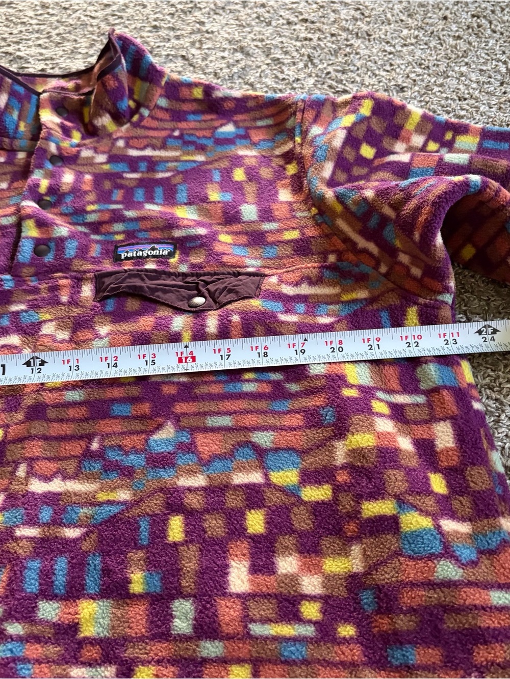 Patagonia Synchilla Fleece Snap Pullover Women's XL Sweatshirt - Picture 5 of 8